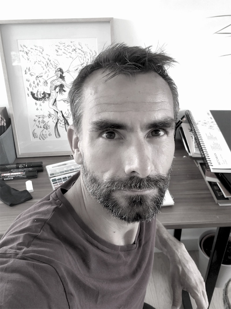 Olivier Guéry illustrateur Graphiste Artiste Designer